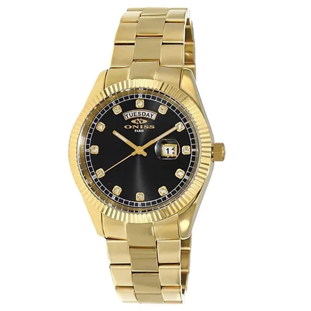 Oniss ONZ3881 Black Dial Men's Watch ON3881-MGBK - Black